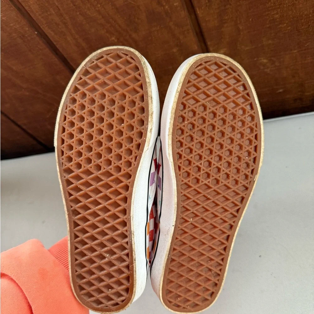 Rainbow Checkered Vans - Picture 4 of 4